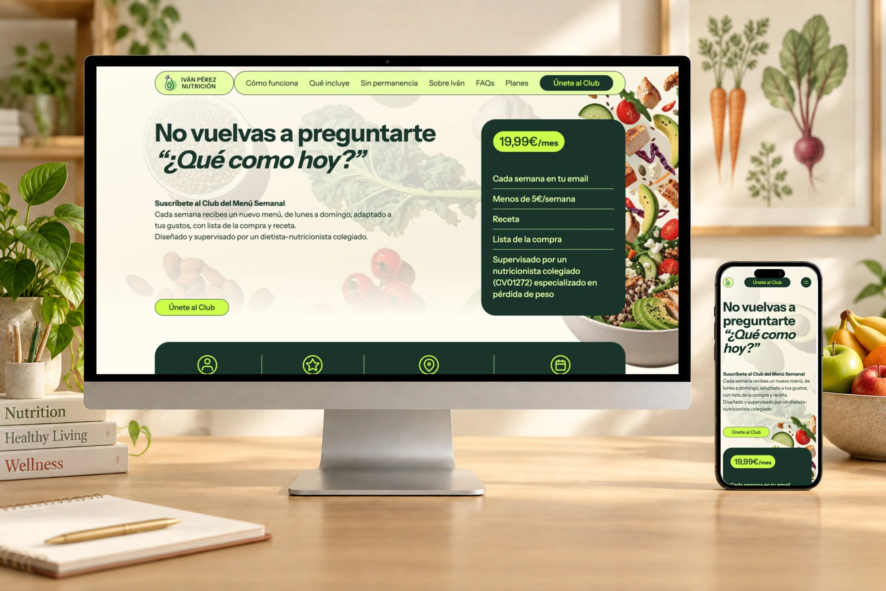 Club del Menú Semanal de Iván Pérez Nutrición